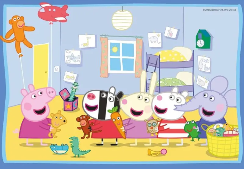 Ravensburger Puzzle Las Aventuras De Peppa Pig 2X12 Pcs - ^ Rompecabezas De 12 Piezas
