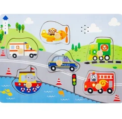 Ulysse Puzzle Sonoro Vehiculos - ^ Puzzles Para Niños