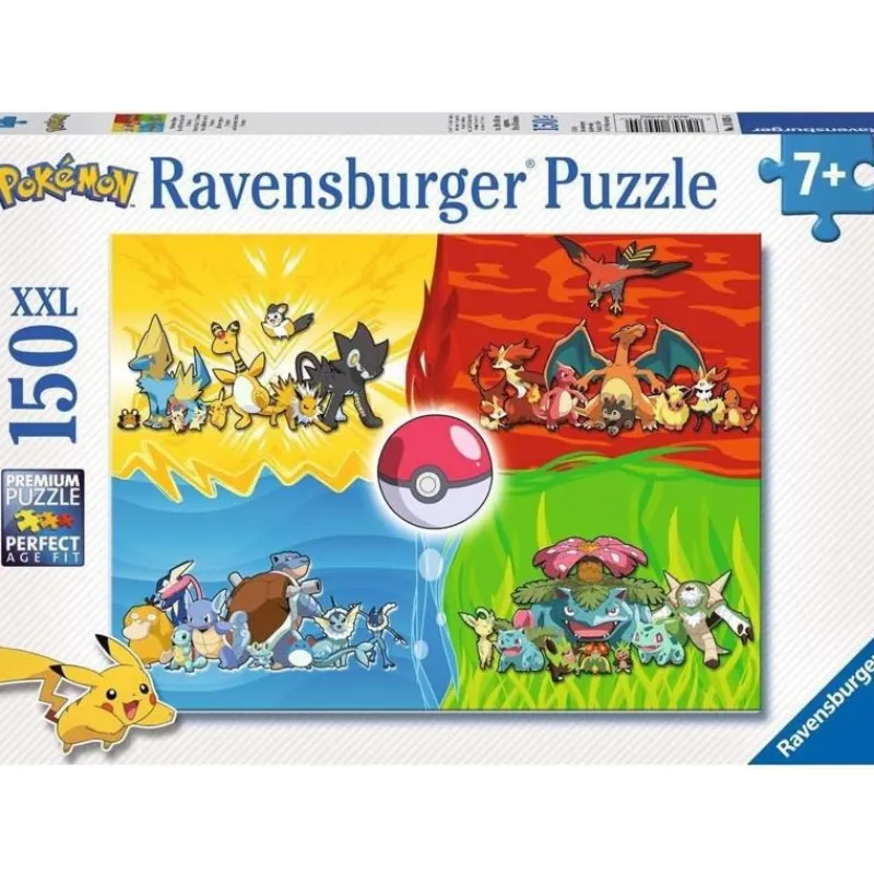 Ravensburger Puzzle Tipos De Pokemon 150P Xxl - ^ Puzzles De 100 A 200 Piezas