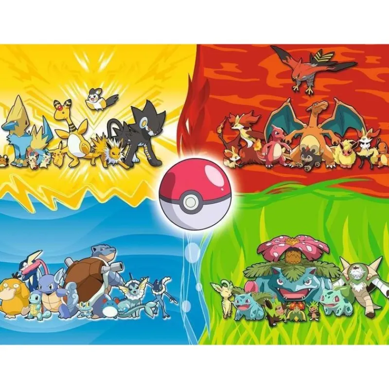 Ravensburger Puzzle Tipos De Pokemon 150P Xxl - ^ Puzzles De 100 A 200 Piezas
