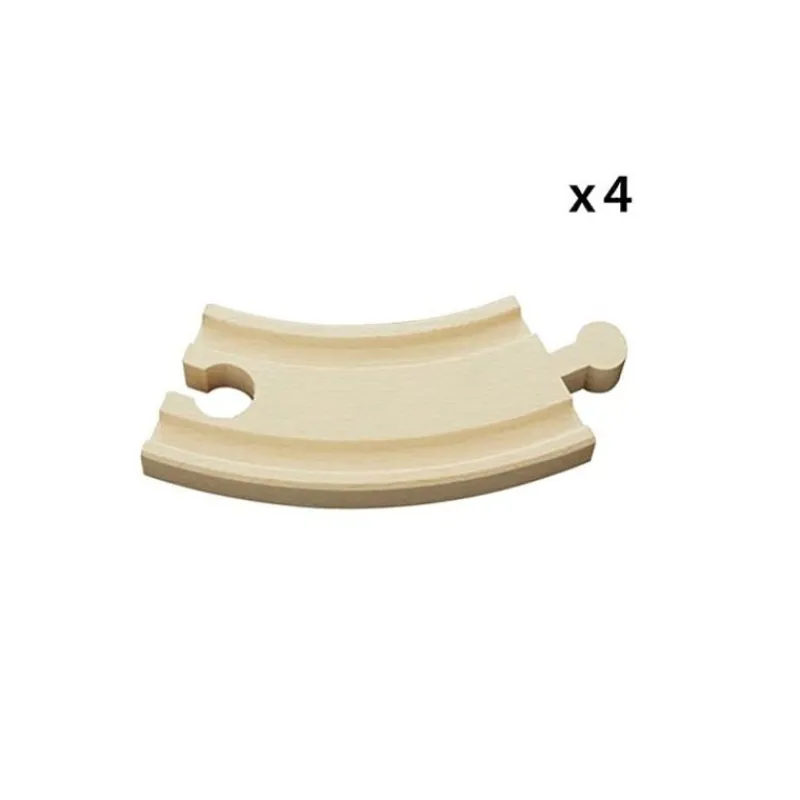 Brio Rieles Curvos Pequeños De 90 Mm - ^ Rails Brio