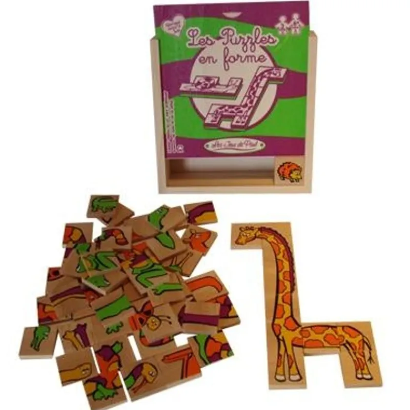 Les Jeux de Paul Rompecabezas Con Forma - ^ Puzzles Para Niños