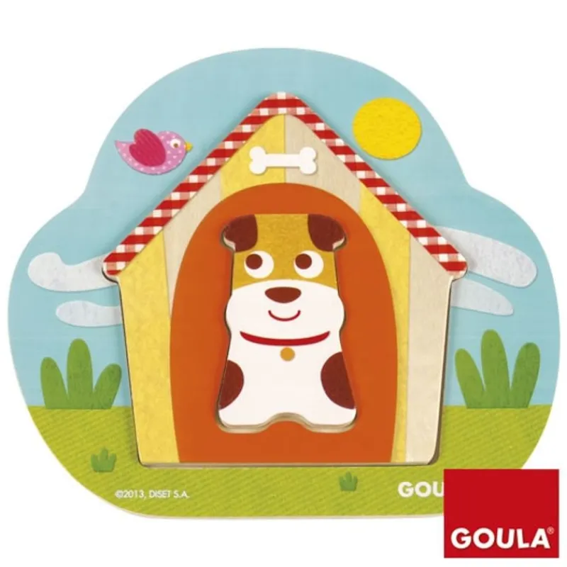 Goula Rompecabezas De 3 Niveles La Casa Del Perro De Tobby - ^ Puzzles Para Niños