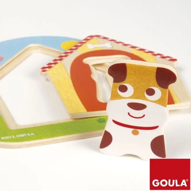 Goula Rompecabezas De 3 Niveles La Casa Del Perro De Tobby - ^ Puzzles Para Niños