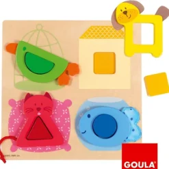 Goula Rompecabezas De Colores Para Incrustar - ^ Puzzles Para Niños