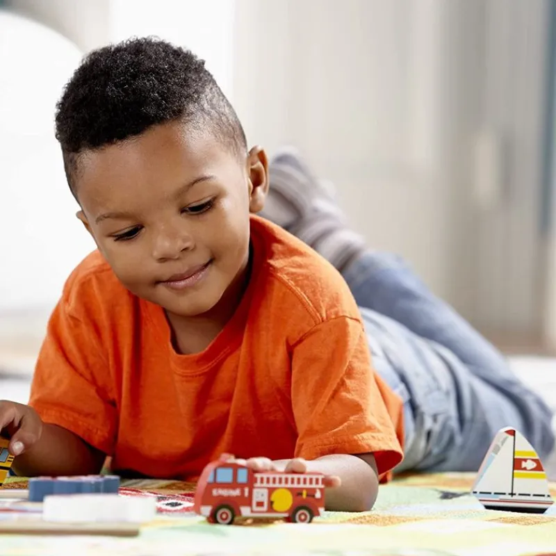 Melissa & Doug Rompecabezas De Vehiculo De Pieza Grande Multicolor Melissa And Doug^ Puzzles Para Niños