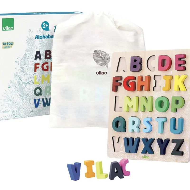 Vilac Rompecabezas Del Alfabeto Abc Bajo El Dosel - ^ Aprender Divirtiéndose