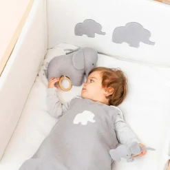 Nattou Saco De Dormir De Punto Gris De 70 Cm - ^ Mantas Y Pañales