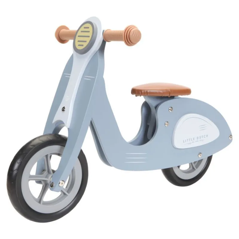 Little Dutch Scooter Draisienne - Azul - ^ Draisiennes Y Bicicletas De Madera