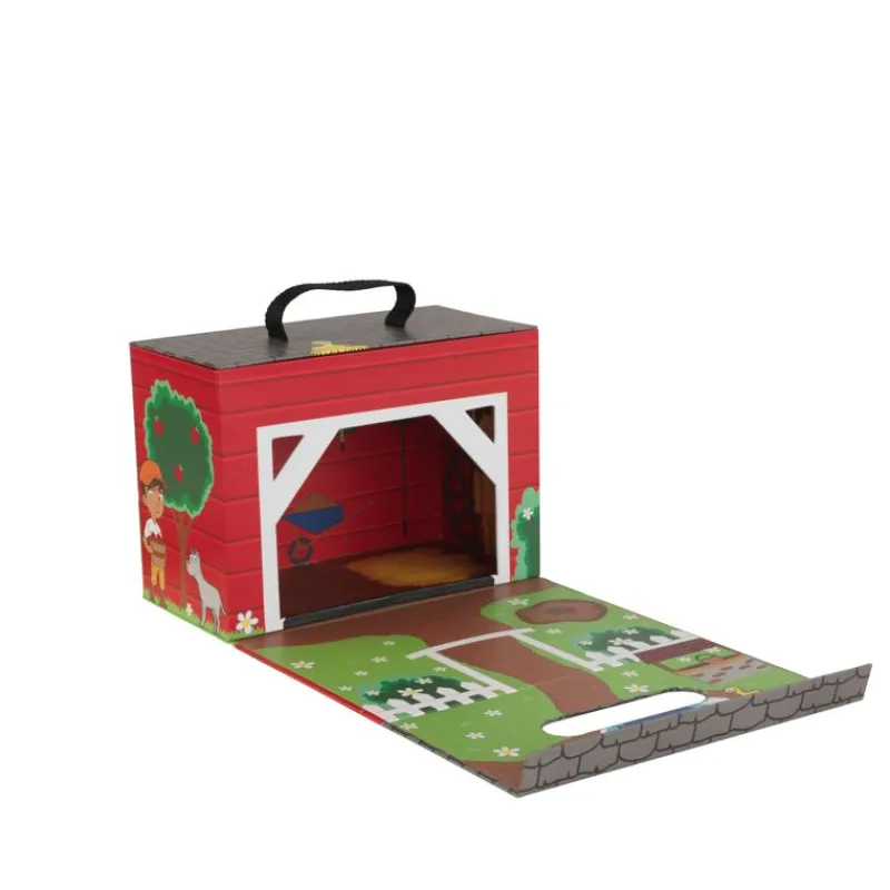 Kidkraft Set De Juego - En La Granja - ^ Granja, Safari Y Caballos