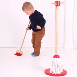 Bigjigs Toys Set De Limpieza Para Niños - ^ Limpieza, Tareas Domésticas, Costura...