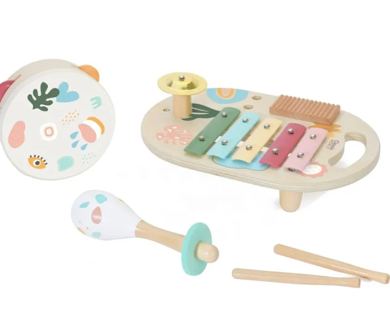 Classic World Set De Música De Madera Para Niños - ^ Instrumentos Músicales