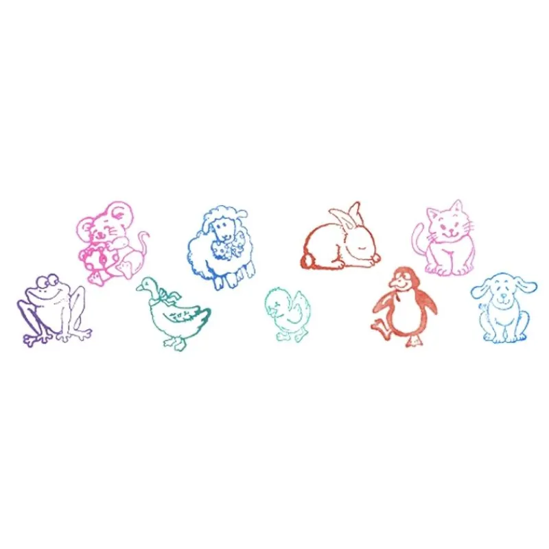 Goki Set De Sellos De Animales - ^ Actividades Creativas De Ocio