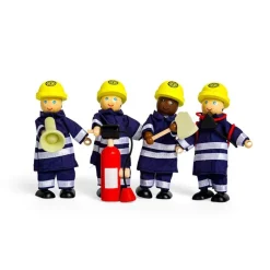 Bigjigs Toys Set Muñecos Bomberos - ^ Los Bomberos, La Policía