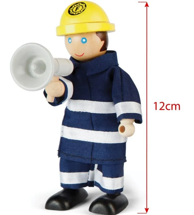 Bigjigs Toys Set Muñecos Bomberos - ^ Los Bomberos, La Policía