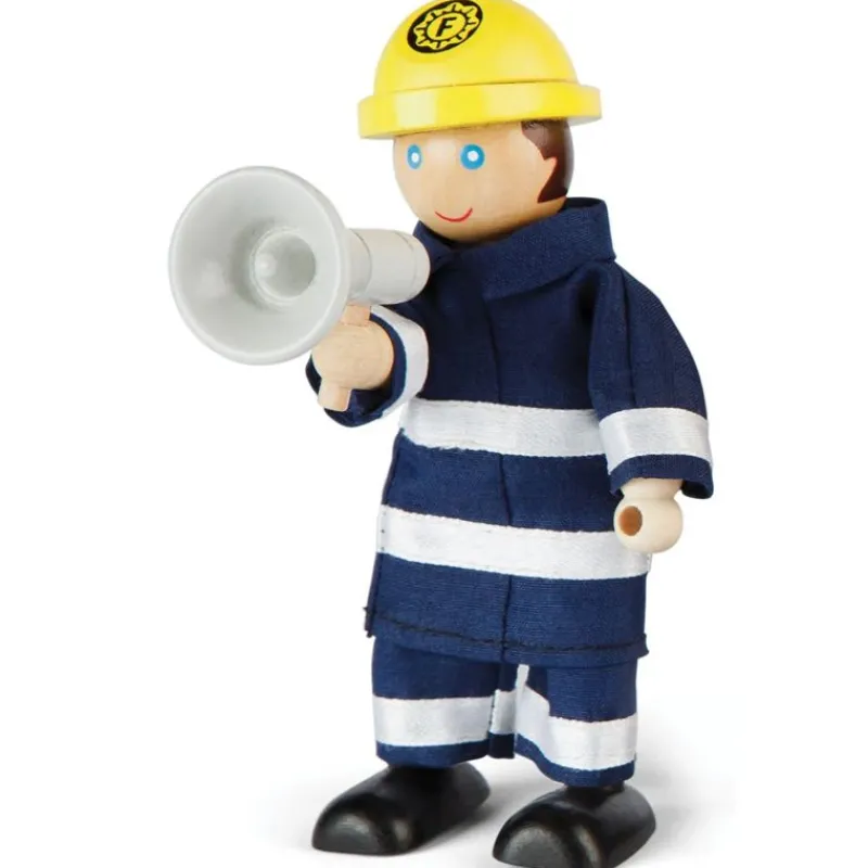 Bigjigs Toys Set Muñecos Bomberos - ^ Los Bomberos, La Policía