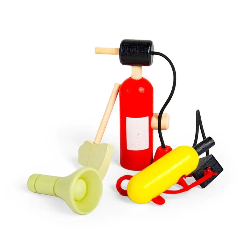 Bigjigs Toys Set Muñecos Bomberos - ^ Los Bomberos, La Policía