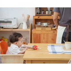 Plan Toys Silla De Bar - Negra - ^ Mobiliario De Guarderia