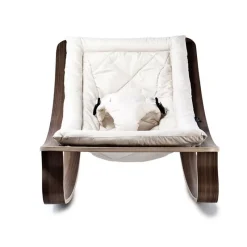Charlie Crane Silla De Bebe Levo En Nogal - Blanco - ^ Mobiliario De Guarderia