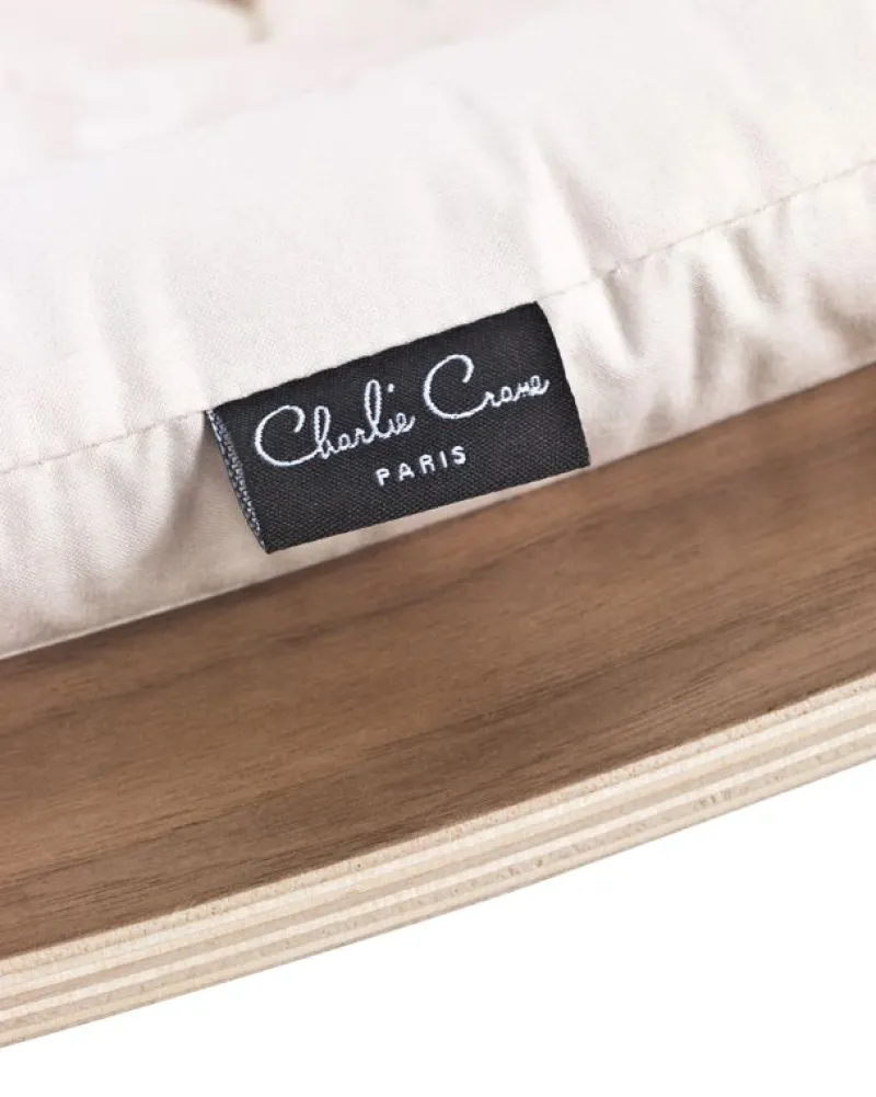 Charlie Crane Silla De Bebe Levo En Nogal - Blanco - ^ Mobiliario De Guarderia