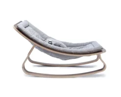 Charlie Crane Silla De Bebe Levo En Nogal - Gris - ^ Mobiliario De Guarderia