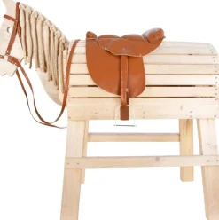 Small foot company Silla De Montar Y Brida Para Caballo De Madera - ^ Teatro Y Marionetas