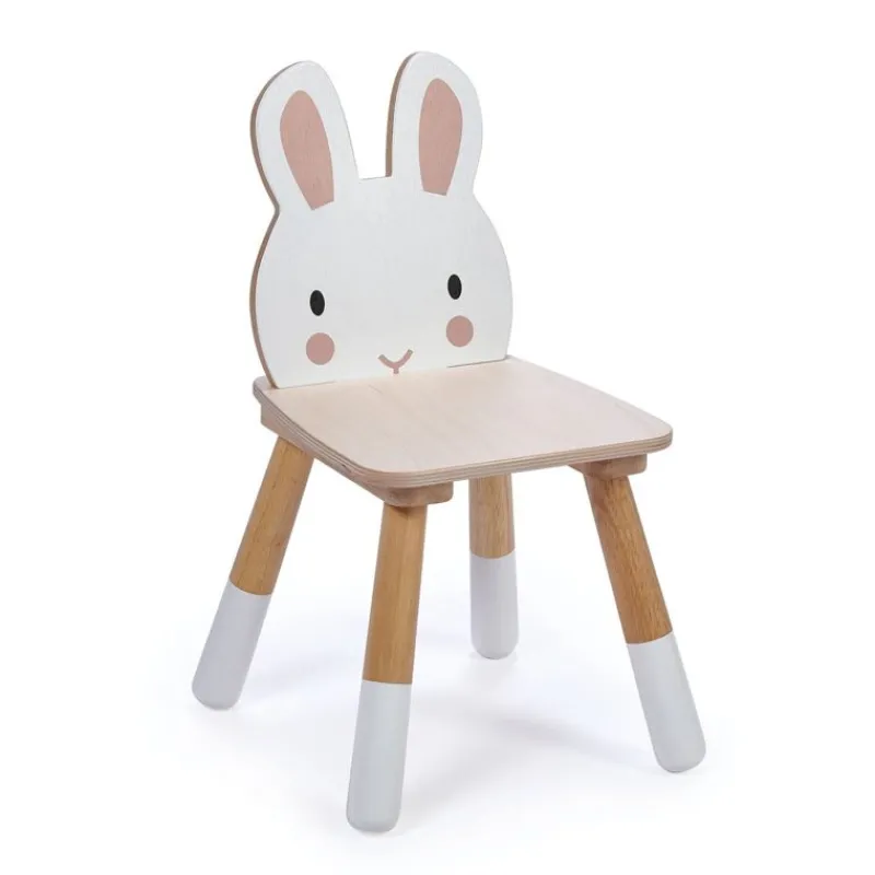 Tender Leaf Toys Silla Infantil De Madera Conejo De 30 X 30 X 47,5 Cm - ^ Escritorios, Mesas Y Sillas