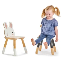 Tender Leaf Toys Silla Infantil De Madera Conejo De 30 X 30 X 47,5 Cm - ^ Escritorios, Mesas Y Sillas