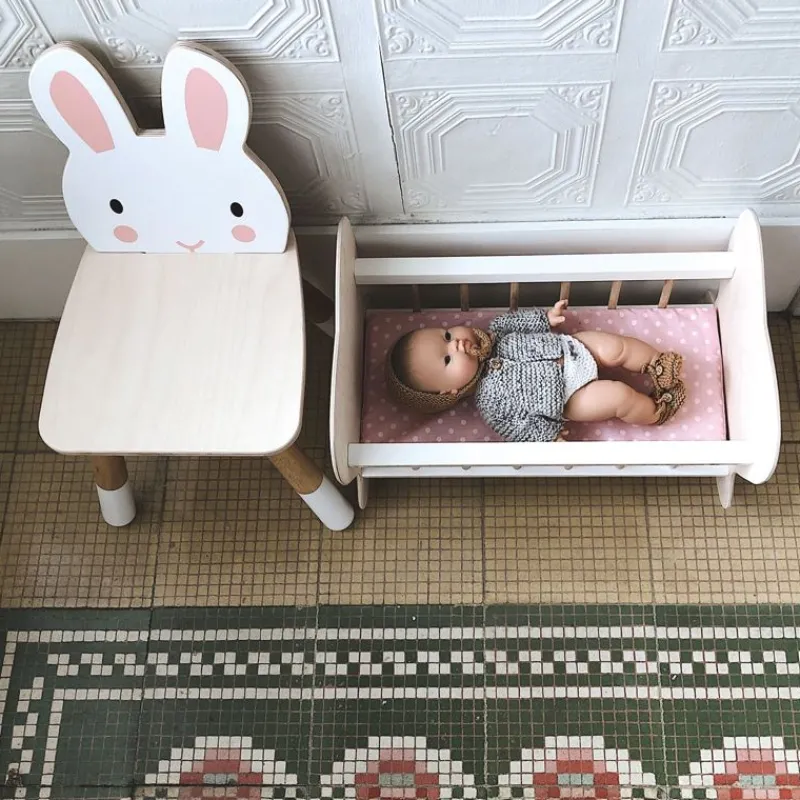 Tender Leaf Toys Silla Infantil De Madera Conejo De 30 X 30 X 47,5 Cm - ^ Escritorios, Mesas Y Sillas