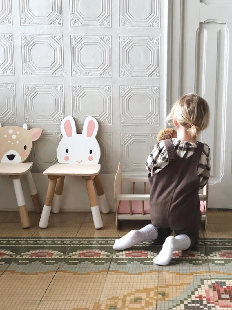 Tender Leaf Toys Silla Infantil De Madera Conejo De 30 X 30 X 47,5 Cm - ^ Escritorios, Mesas Y Sillas