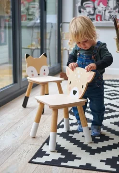 Tender Leaf Toys Silla Infantil De Madera Ciervo De 30 X 30 X 47,5 Cm - ^ Escritorios, Mesas Y Sillas
