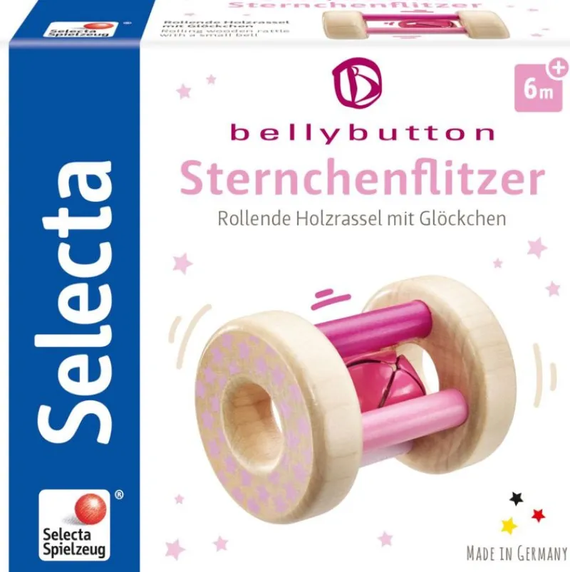 Selecta Sonajero Estrella Rosa - ^ Cascabeles