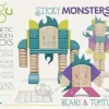 Tegu Sticky Monsters Frijoles Y Tumtum - ^ Imanes, Libros Magnéticos Y Juegos Magnéticos