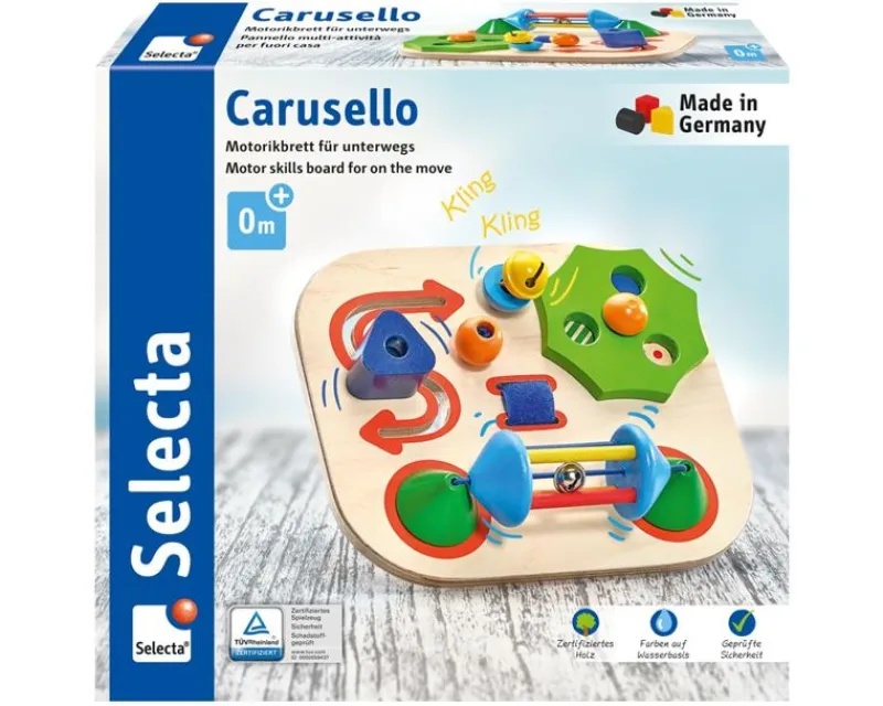 Selecta Tablero De Motor Carusello - ^ Juguetes Para El Aprendizaje Temprano Y La Motricidad