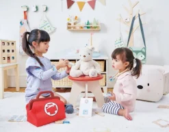 Tender Leaf Toys Taburete Champinon De Madera Para Niños - ^ Escritorios, Mesas Y Sillas