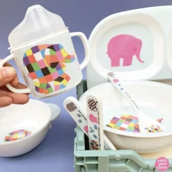Petit Jour Taza Con Dos Asas Y Pico Extraible Azul Elmer - ^ Una Mesa