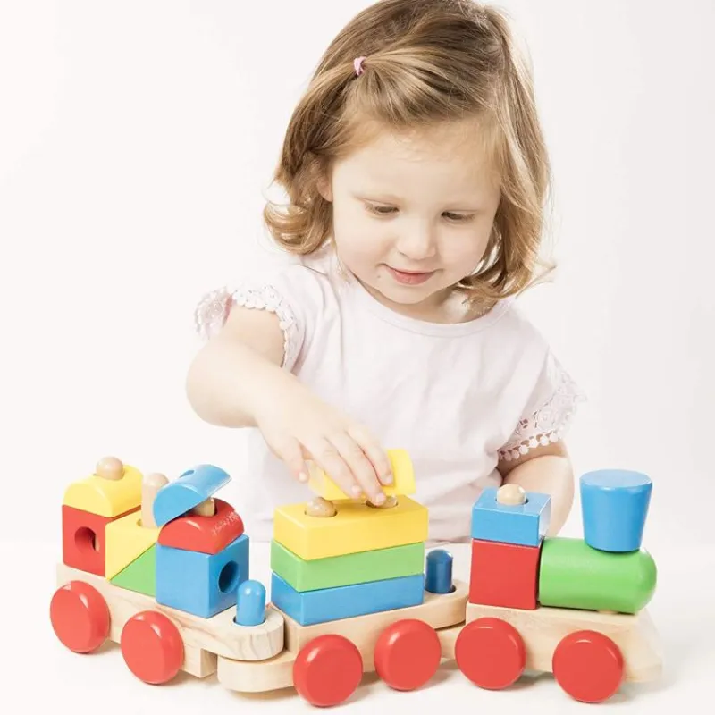 Melissa & Doug Tren De Madera - ^ Bloques De Construcción