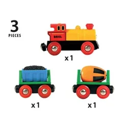 Brio Tren De Mercancias Con Luz - ^ Locomotoras, Vagones Y Trenes Brio