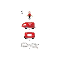 Brio Tren De Pasajeros Recargable - ^ Locomotoras, Vagones Y Trenes Brio