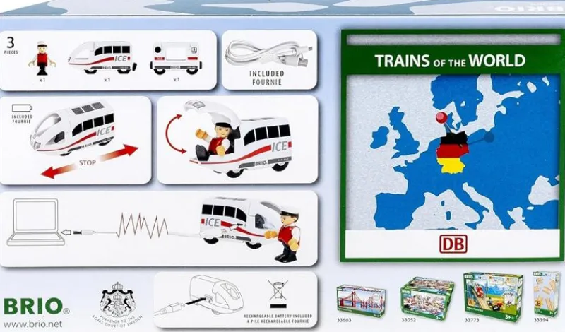 Brio Tren Recargable Ice - ^ Locomotoras, Vagones Y Trenes Brio