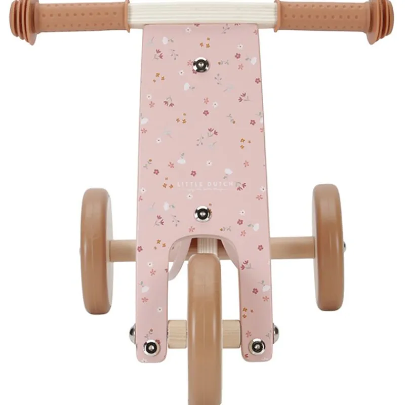 Little Dutch Triciclo De Madera Rosa - ^ Draisiennes Y Bicicletas De Madera