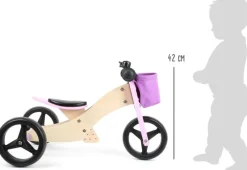 Small foot company Triciclo Sin Pedales 2 En 1 Rosa De 64 X 38 X 36 Cm - ^ Draisiennes Y Bicicletas De Madera