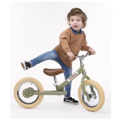 Trybike Draisienne 2 En 1 Verde - ^ Draisiennes Y Bicicletas De Madera