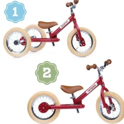 Trybike Draisienne 2 En 1 Verde - ^ Draisiennes Y Bicicletas De Madera