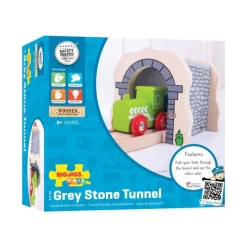 Bigjigs Toys Tunel Piedra Gris - ^ Estaciones De Ferrocarril, Puentes Y Edificios De La Brio