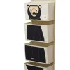 3 Sprouts Vacia-Bolsillos De Pared De Algodon Oso - ^ Cajas De Juguetes Y Muebles De Almacenamiento