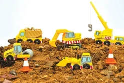 Le Toy Van Vehiculos De Construcción - ^ Grúas, Tractores, Aviones...
