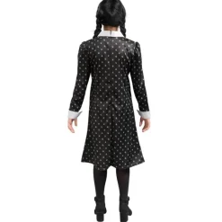 Chaks Vestido Negro Wednesday The Addams Family 152 Cm - ^Nino Disfraces