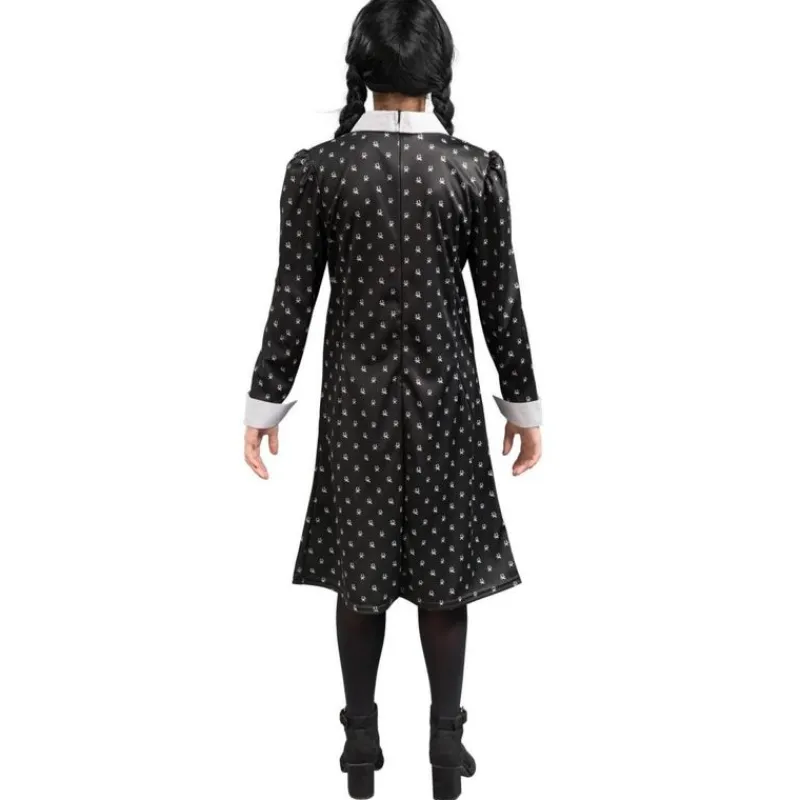 Chaks Vestido Negro Wednesday The Addams Family 152 Cm - ^Nino Disfraces