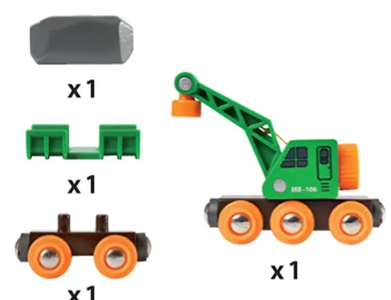 Brio Wagon Grue Ingenieux - ^ Locomotoras, Vagones Y Trenes Brio